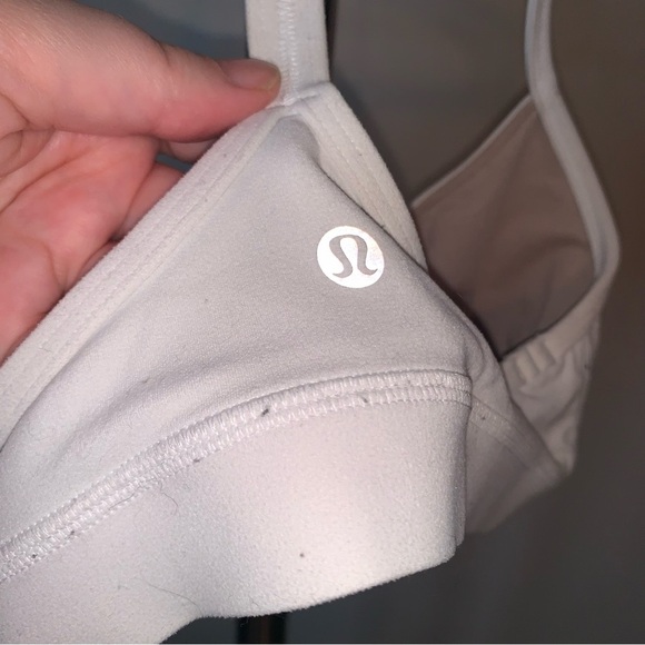 Lululemon Nulu White Sports Bra - Picture 3 of 4